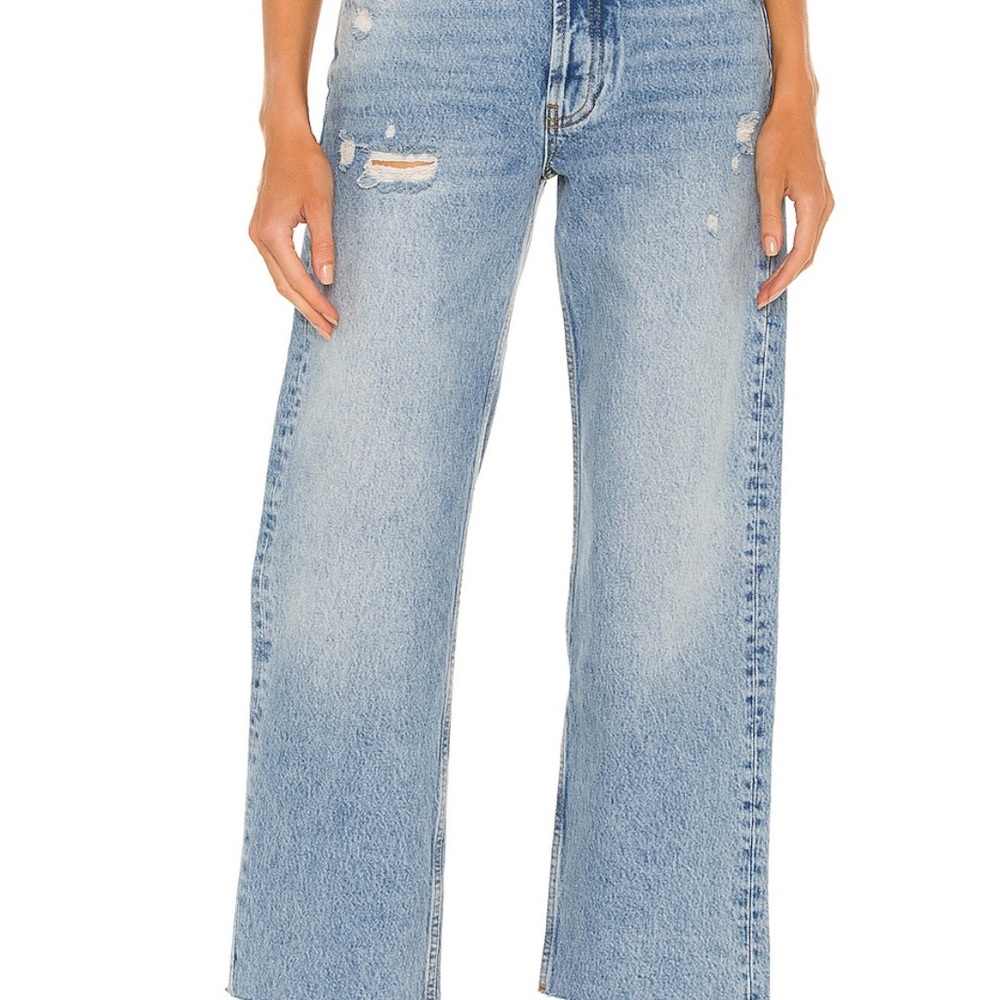 Annie Bing Gavin Jeans in Blue Reservoir